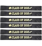 FRCOLOR 6pcs Graduation Sash for Class Of 2026 Satin Stoles for High School, College, Senior Grad...
