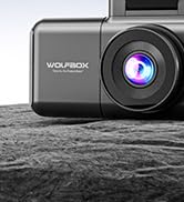 WOLFBOX X3 PRO Dash Cam Front and Rear