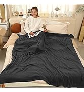 Electric Heated Blanket Twin Size, 62"x84" Electric Throw Blanket with ETL &amp; FCC Certification, F...