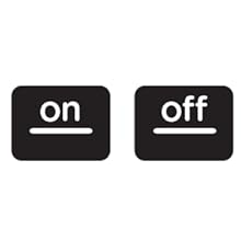 override, on and off buttons, digital in wall timer