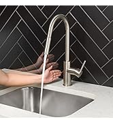 Homewerks 55-K821S-SS-T Hands Free Touchless Kitchen Faucet Pull Down Sprayer, Single, 2, 3 or 4-...