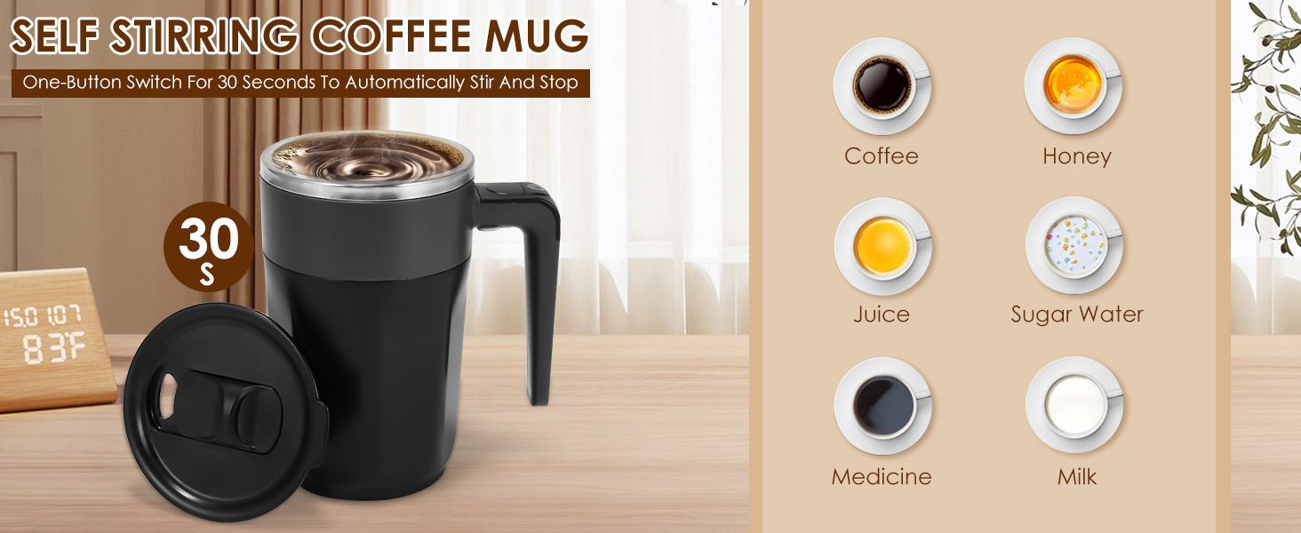 self strring coffee mug