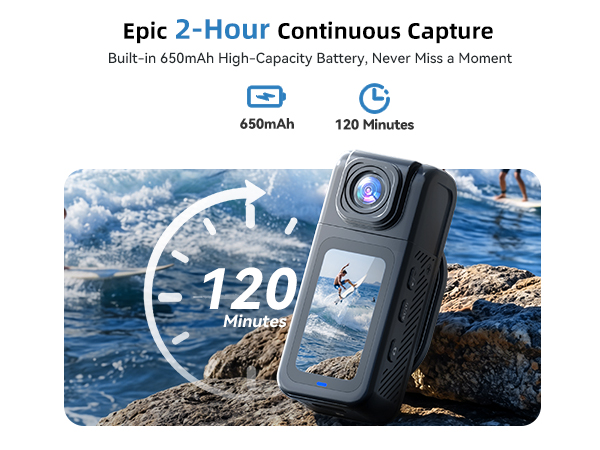 body cameras with audio and video recording