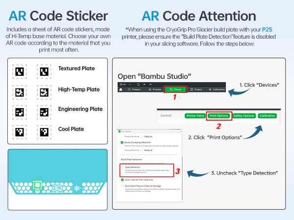 BIQU CryoGrip Pro Glacier for P1P,P1S,P2S,X1C,X1E,A1