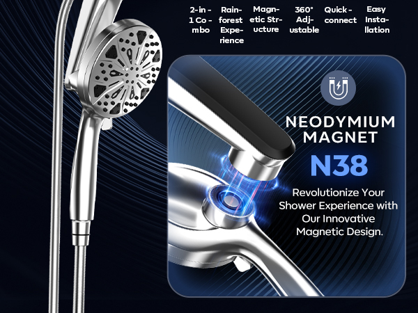 shower head with hand held