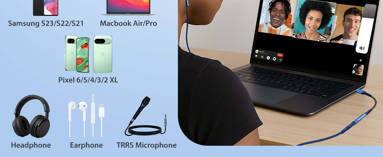 Type C to 3.5mm Adapter