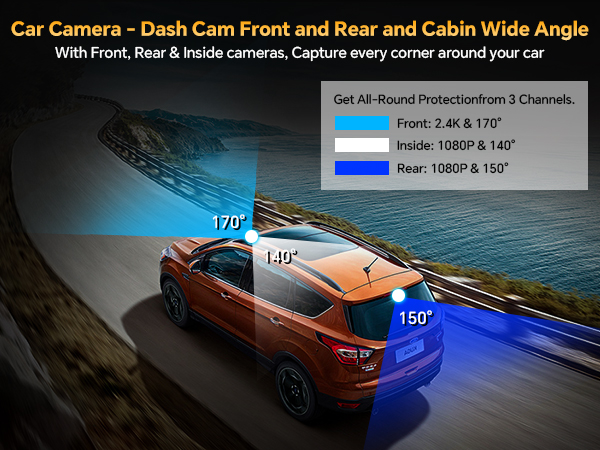 dash cam front rear and inside