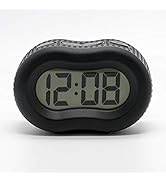 Timelink Smartlight Digital Rubber Outer Shell Alarm Clock (Black)