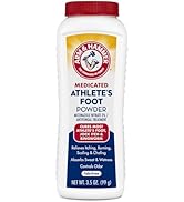 Arm &amp; Hammer Athlete's Foot Powder - Antifungal Treatment for Feet with Baking Soda - Relieves It...