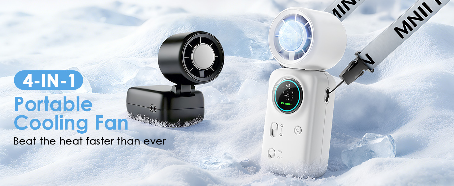 Beat the heat anytime, anywhere with the ice Cooling Fan, your ultimate solution for instant cooling