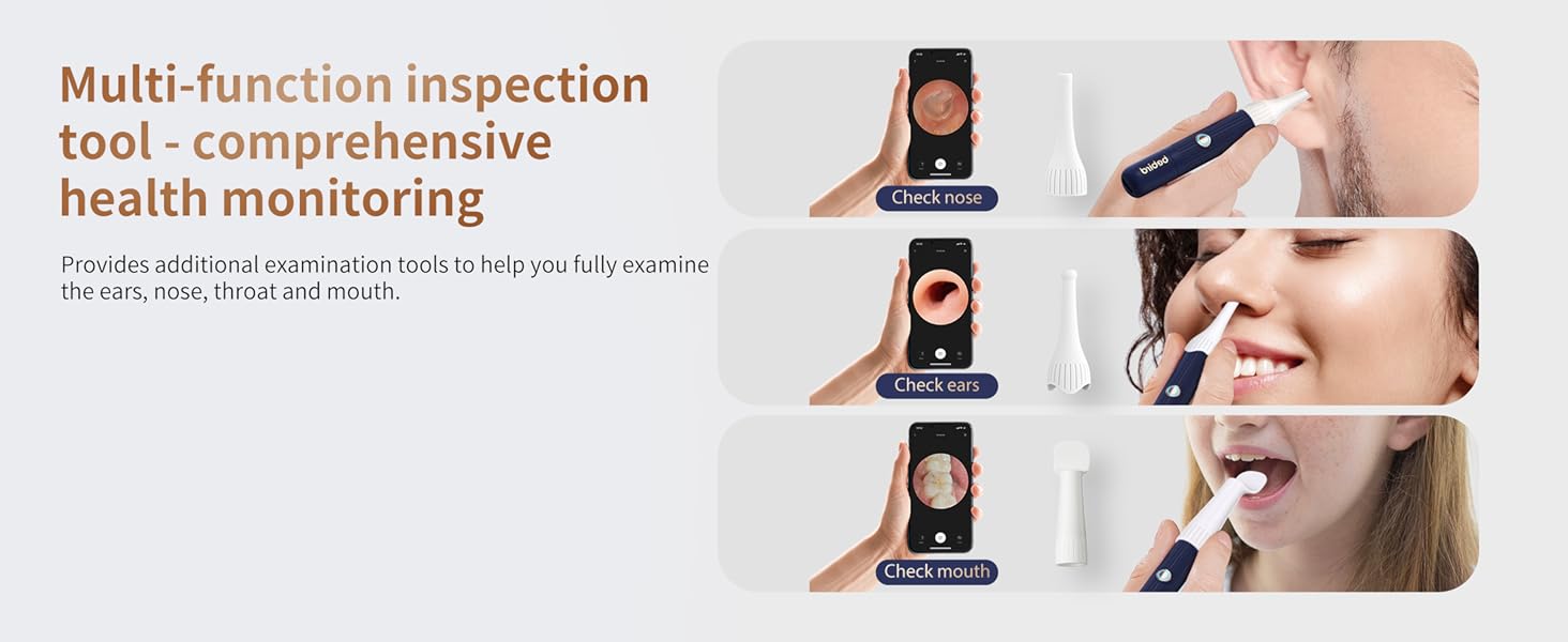 ear cleaner with camera and light