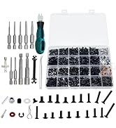 1000pcs RC Screw Kit and RC Screwdrivers, RC Tool Kit for Traxxas Axial Redcat Arrma HPI HSP SCX1...