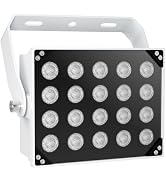 [Upgraded] Univivi IR Illuminators 20 LEDs 850nm Long Range Illuminator 90 Degree Wide Angle Infr...