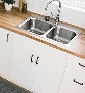 COSY HOMEER 48x20 Inch/30X20 Inch Kitchen Rug Mats Made of 100% Polypropylene 2 Pieces Soft Kitch...