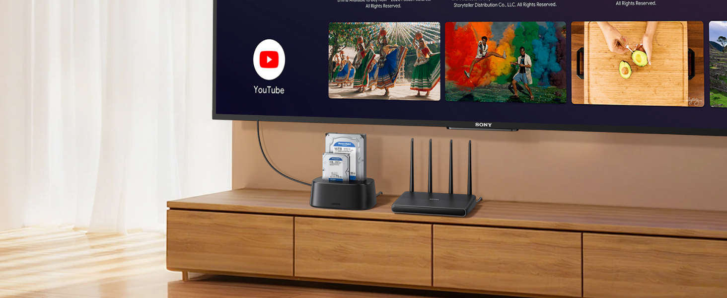 UGREEN USB 3.0 to SATA Dual-Bay HDD Hard Drive Docking Station for 2.5” &amp;amp; 3.5” SATA HDD