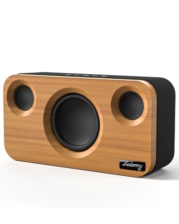 Bluetooth Speaker with Deep Bass, 40W(Peak) Wireless Portable Speaker with AUX, TF Card, Stereo Soun...