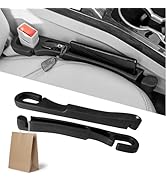 CGYISOL Car Seat Gap Filler 2 Pack with Organizer Hook &amp; Emergency Glass Breaker Prevent Small It...