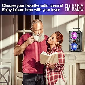 bluetooth_speakers_portable_wireless_with_radio_lights_subwoofer_outdoor_home_party_karaoke_machine