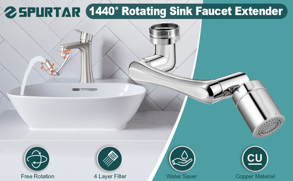 faucet aerator sink faucet extender for toddlers kitchen faucet head replacement
