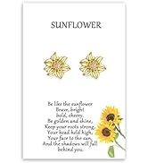 Tarsus Sunflower Necklace/Earrings Hypoallergenic Jewelry Gifts for Bestfriend Women girls