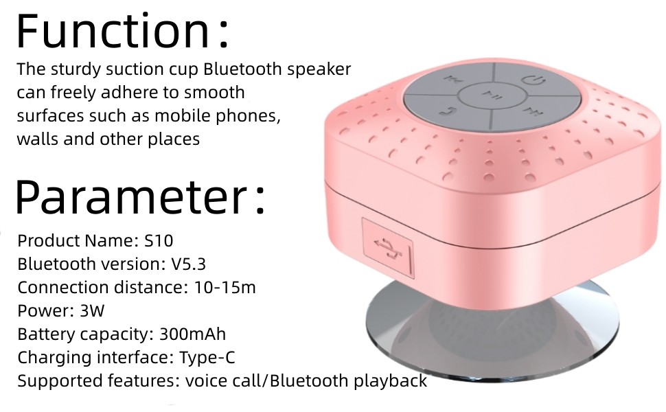Bluetooth Shower Speakers