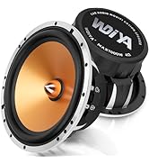 WDiYA Upgrade 6.5 Inch Car Speakers 1000W Peak Power Aluminum Cone Woofers with Bullet Head Desig...