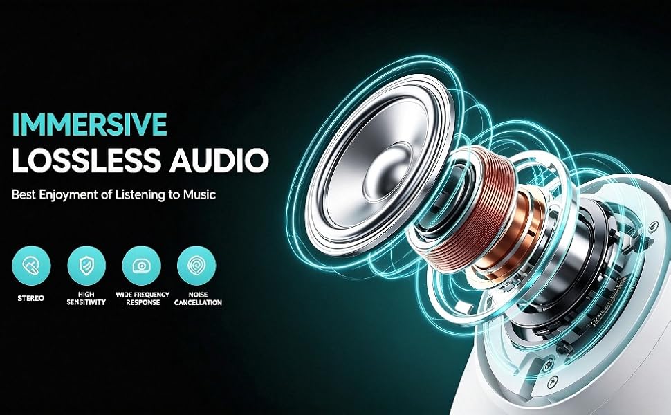 Wired Headphones Earbuds Built-in Microphone &amp;amp; Volume Control-1Pack | Noise Canceling Isolating