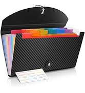 Receipt Organizer Cesil 13 Pockets Receipt Holder Small Accordion File Organizer Expanding File F...