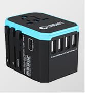 Universal Travel Adapter for Europe and International Travel from USA, Type C EU/Type G UK/Type I...