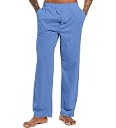 Inner Wish Men's Pajama Pant, Soft Mens Lounge Pants Sleep Bottoms with Pockets Drawstring