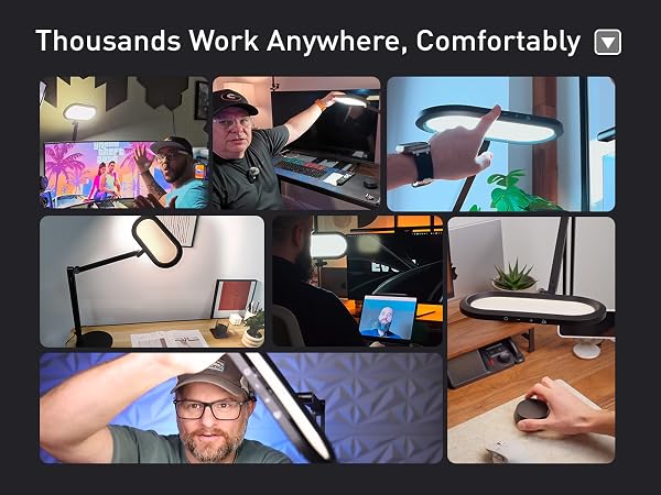 desk light for video calls