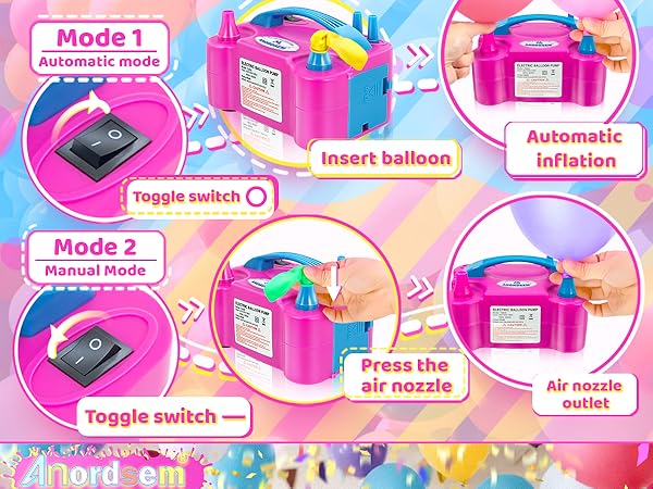 balloon pump electric balloons at home arch air birthday inflator inflador de globos maquina para