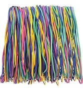 Rubber Bands Size#117A 0.5 lb Multicolor rubber bands for School Home office supplies Elastic Rub...