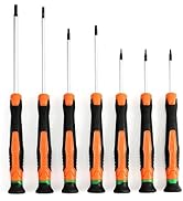 Vanquish 7 Piece Small Screwdriver Set Precision Torx Mini Screwdriver Set T5, T6, T7, T8, T9, T1...