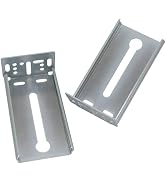 LONTAN Rear Mounting Brackets for Drawer Slide 6 Pairs - B4502 Cabinet Drawer Bracket for Face Fr...
