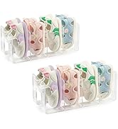 Fzooua Clear Acrylic Kids Shoe Rack for Closet Organizers and Storaget, Baby Shoe Storage Small S...