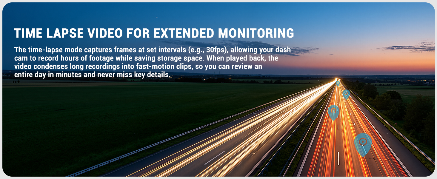 dash cam Time Lapse Video