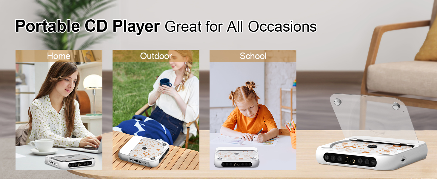 KC918 white cd player