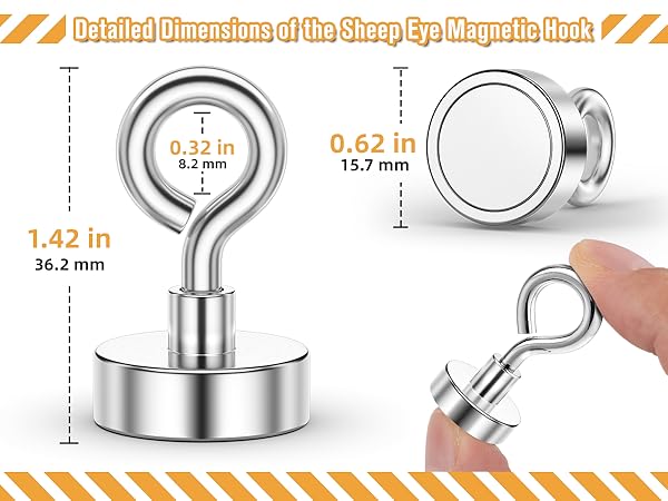 magnetic refrigerator hooks
