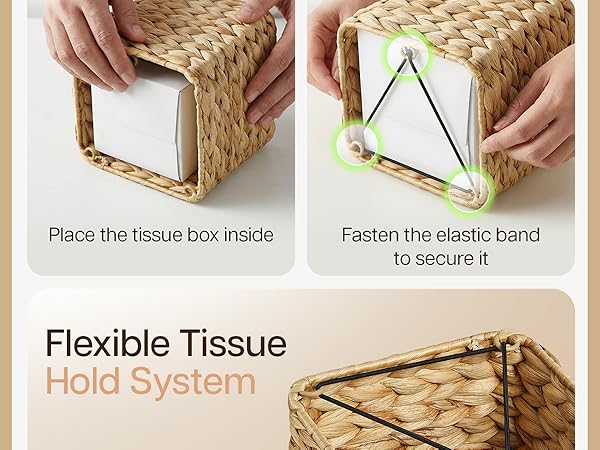 wicker tissue box