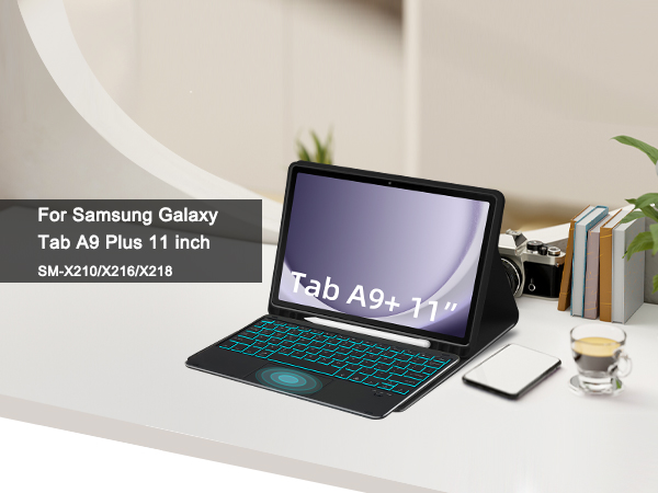galaxy tab a9 plus case with keyboard
