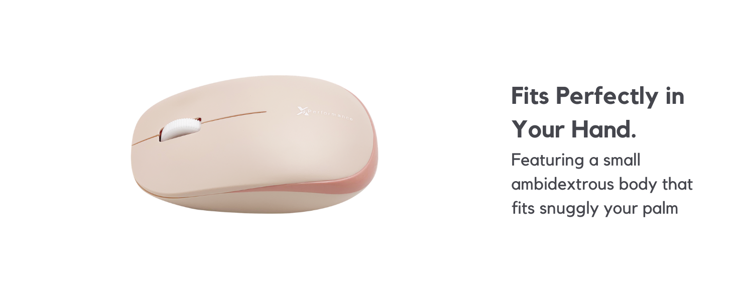 wireless mouse brown