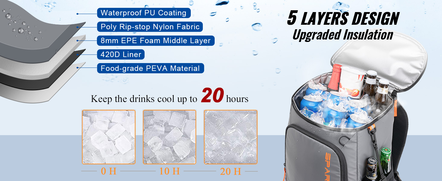 beach backpack cooler