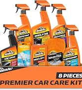 Armor All Premier Car Care Kit, Includes Car Wax &amp; Wash Kit, Glass Cleaner, Car Air Freshener, Ti...