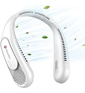 Hotsales Neck Fan, Hands Free Bladeless Neck Fans Portable Rechargeable, 6000 mAh Battery Operate...