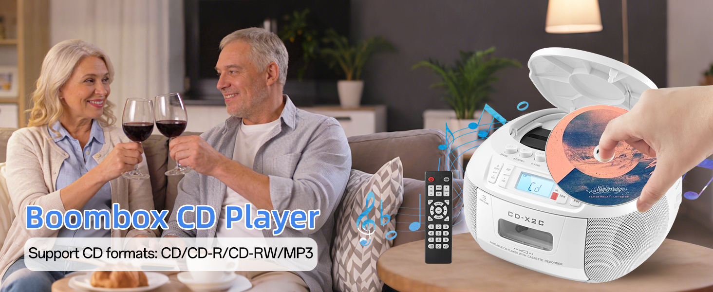 CD and Cassette Player