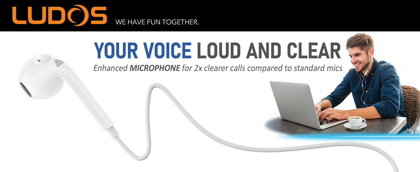 wired earbuds with microphone