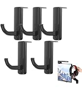 Angoily 20 Pcs Headphone Hook, Self Adhesive Plastic Computer Gaming Headset Hanger, Earphones He...