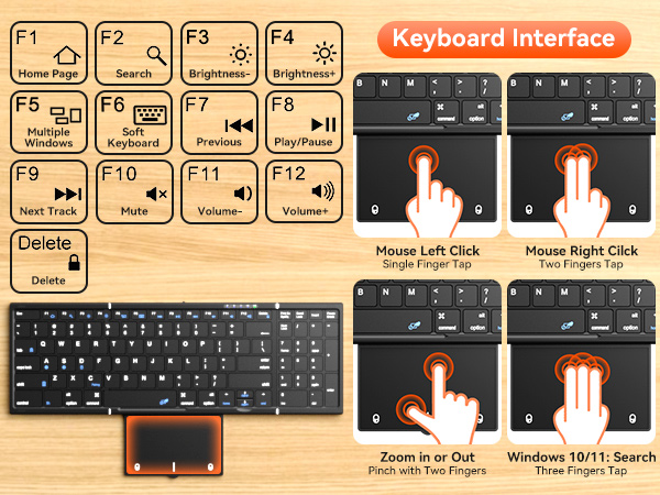 Large Multi Trackpad Numberpad