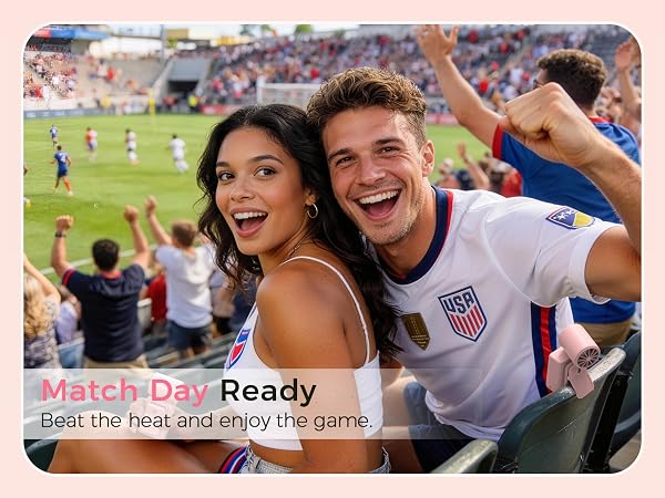 Match Day Ready Beat the heat and enjoy the game.